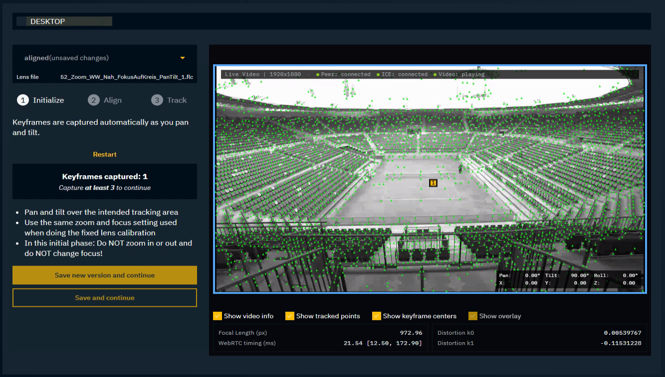 Image of Pixotope Zone Camera Tracking in Windows OS