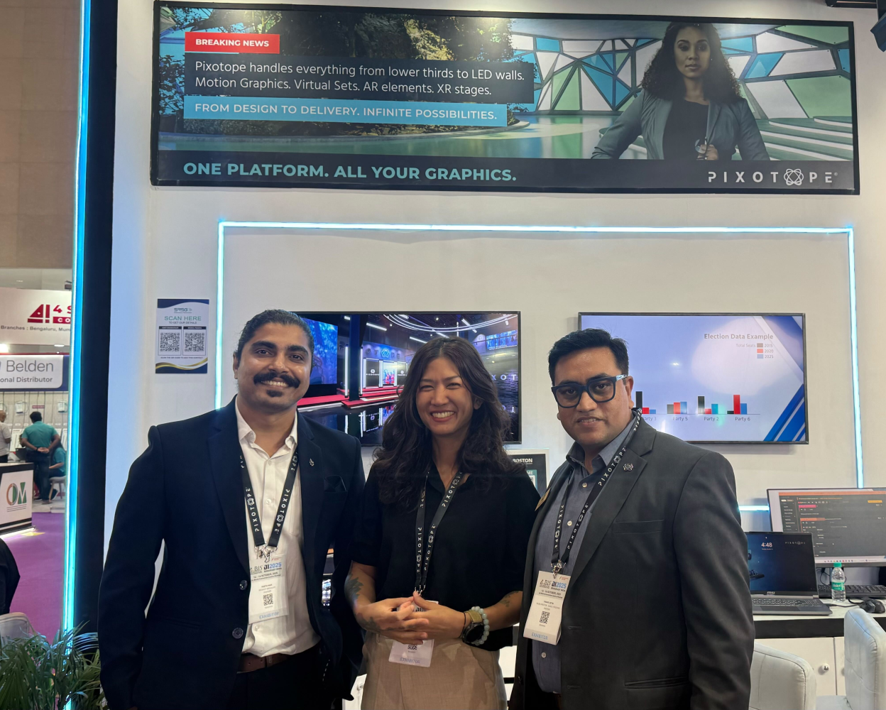 Broadcast India_tradeshow_event_team photo