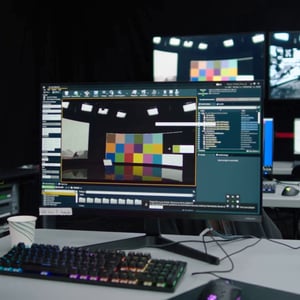 Pixotope virtual production software used during a production