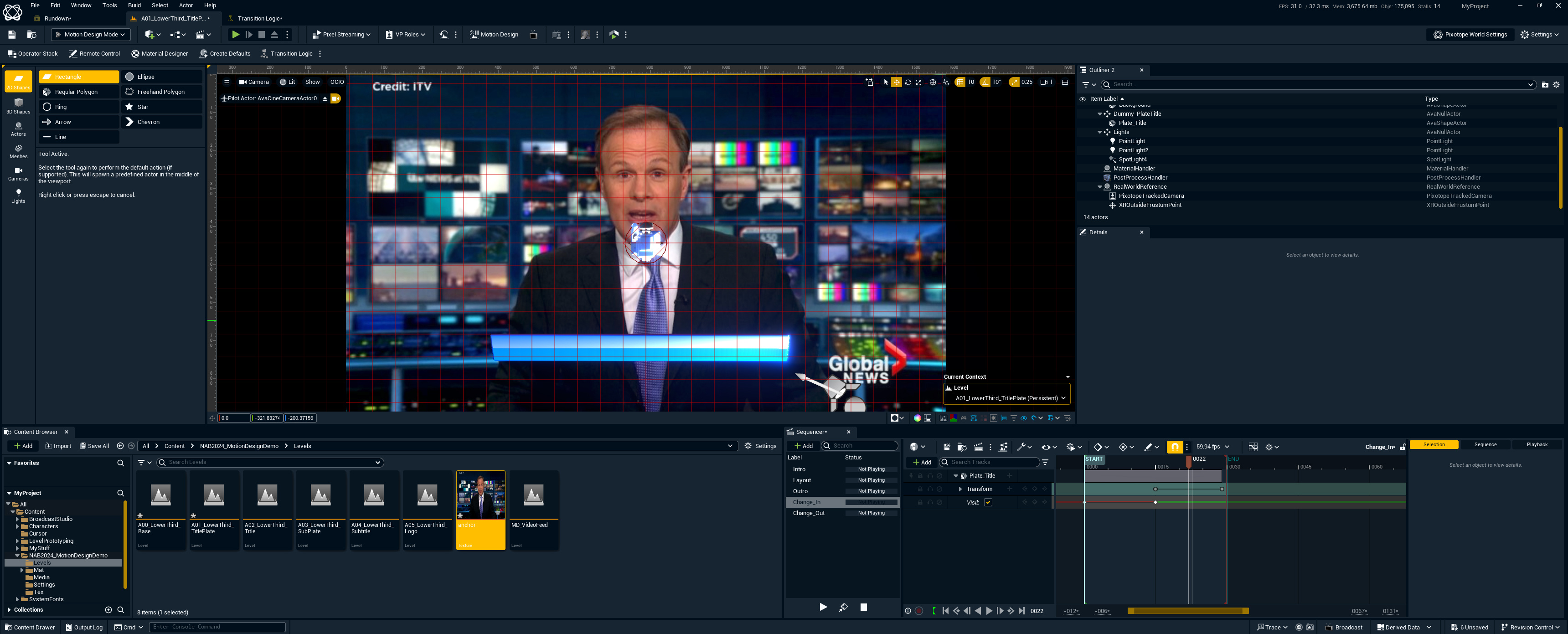 Pixotope broadcast graphics