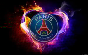 Large logo of Paris Saint Germain football team