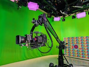Camera tracking Pixotope at Nanyang Polytechnic school in Singapore
