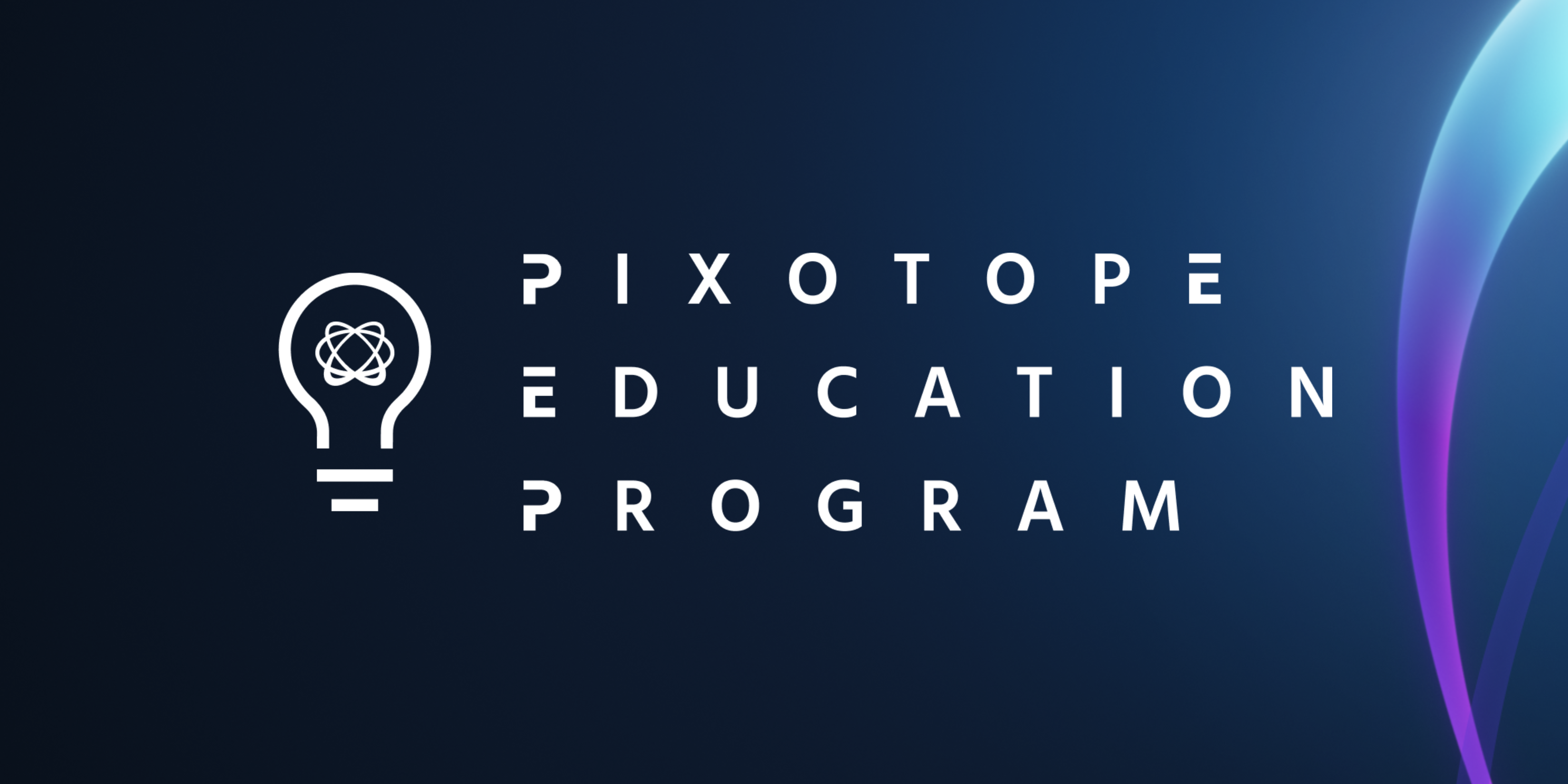 Official logo of Pixotope Education Program for universities