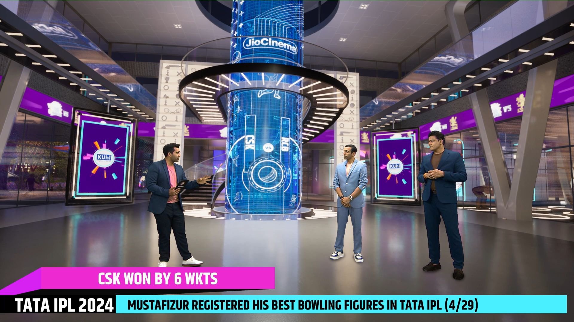 Pixotope graphics for VS and AR being used during TATA IPL 2024