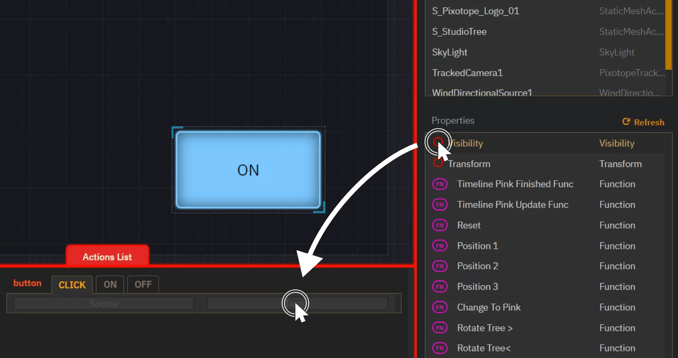 Pixotope Control Panel in 2.1 version