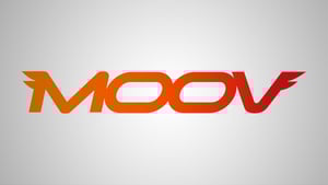 Orange logo of company Moov